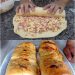 gefüllt mit Käse und Wurst