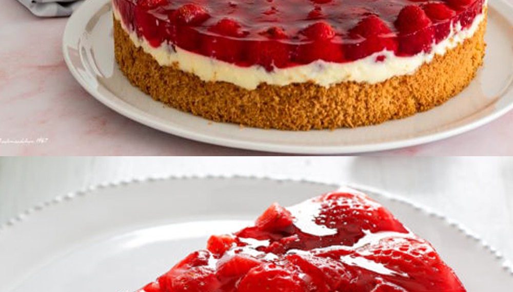 ERDBEERKUCHEN MIT VANILLECREME