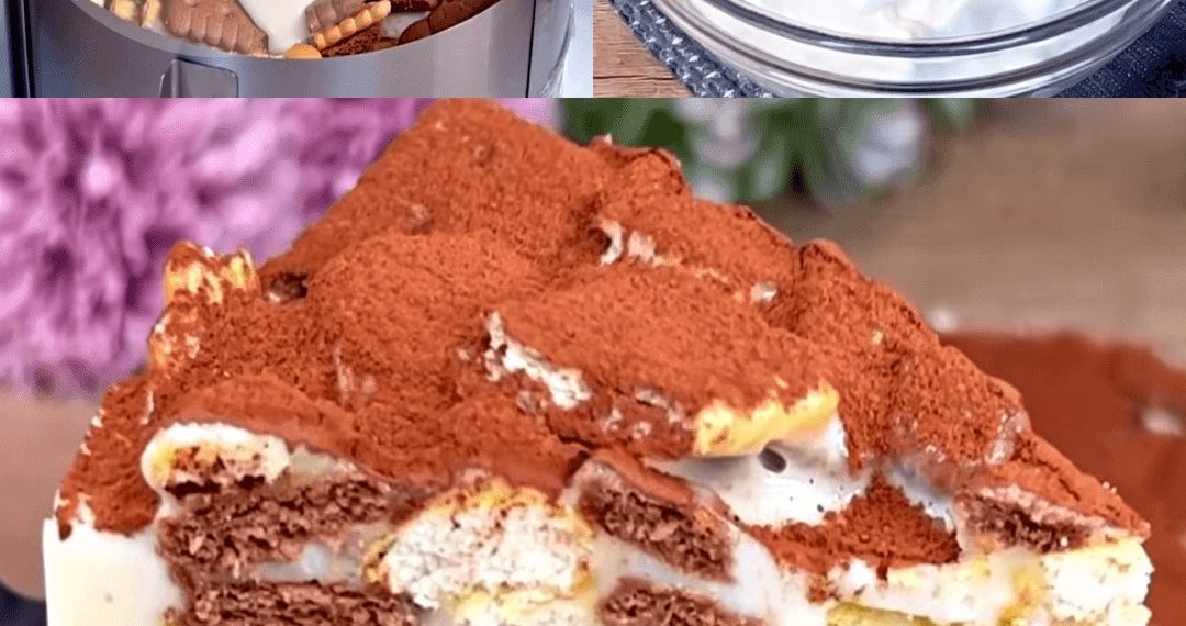 Bananen-Keks-Kuchen: das köstliche Dessert ohne Ofen