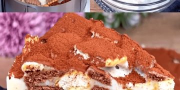 Bananen-Keks-Kuchen: das köstliche Dessert ohne Ofen