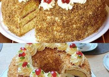 Frankfurter Kranz aus Biskuit, Mhmmm der ist wahnsinnig lecker!