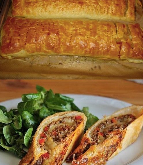 Hackfleisch Paprika Käse Rolle, OMG der geht einfach immer!
