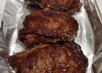 Ribeye-Steak zum Mittagessen