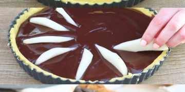 Birnen-Schokoladen-Tarte: das einfache Rezept für das dekadente Dessert