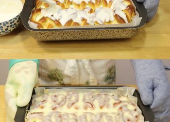 Zimtschnecken mit Fantastische Glasur