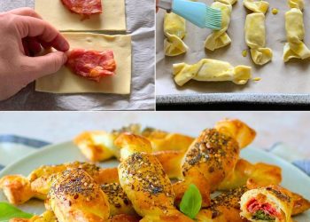 Blätterteig-Bonbons: das Rezept für köstliche und schmackhafte gefüllte Knödel