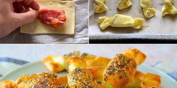 Blätterteig-Bonbons: das Rezept für köstliche und schmackhafte gefüllte Knödel