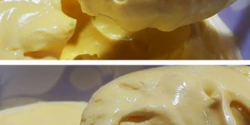 Selbstgemachte Mayonnaise ohne Öl. Das Rezept ist perfekt und ganz einfach zuzubereiten!