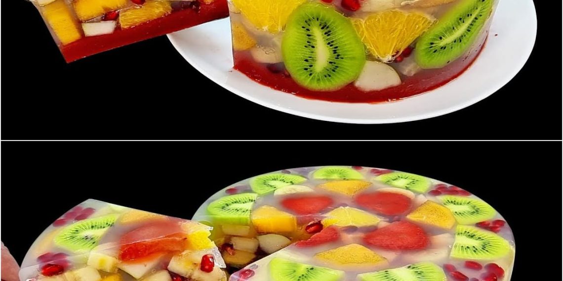 Nur Wasser und Obst! Leckeres und gesundes Dessert ohne Gelatine und in 5 Minuten