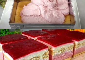 Himbeer-Tiramisu Kuchen, der auf der Zunge zergeht