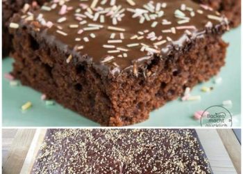 Saftiger Nuss Joghurt Blechkuchen