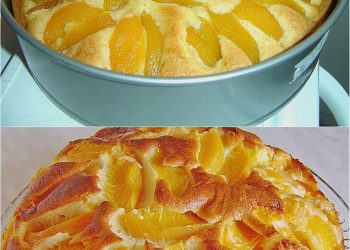 Pfirsich – Vanillekuchen