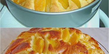 Pfirsich – Vanillekuchen