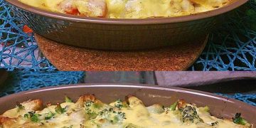 GYROSAUFLAUF MIT KNOBLAUCH UND SAUCE HOLLANDAISE