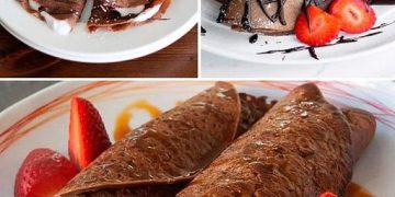 SCHOKOLADEKREPPE MIT ERFRISCHUNGEN