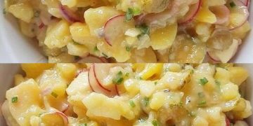 Ohne Schnickschnack, Frischer Kartoffelsalat gut zum abnehmen