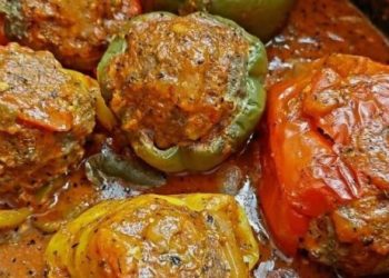 Gefüllte Paprika nach Carstens Art