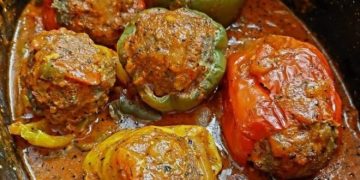 Gefüllte Paprika nach Carstens Art