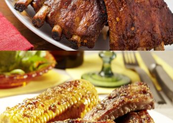 Rippchen mit Honig und Knoblauch