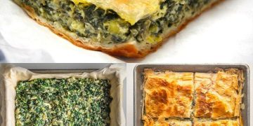 Spanakopita (griechischer Spinatkuchen)