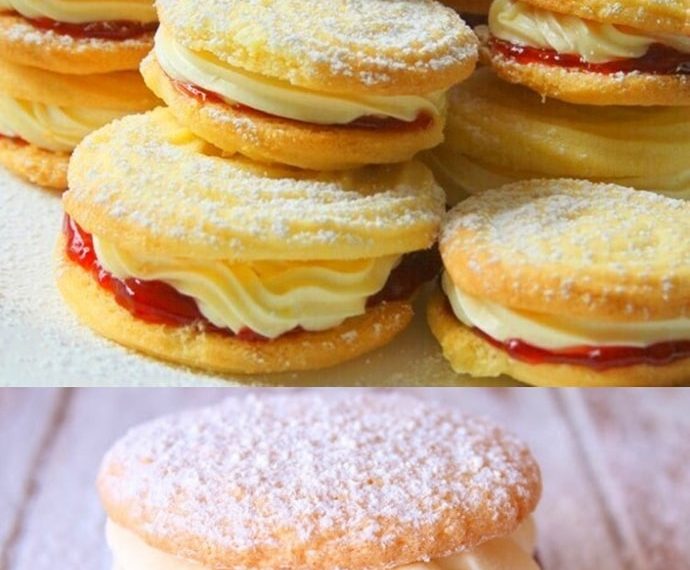 Kinder lieben dieses SUPER leckere Rezept- Himbeer Küsschen mit Buttercreme