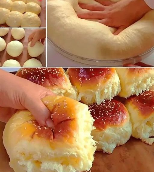Super Fluffige Milchbrötchen wie vom Bäcker und auch besser