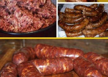 Wie macht man frische hausgemachte Chorizo vom Land?