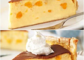 schneller kasekuchen mit mandarinen