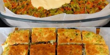 Herzhafter Kuchen mit Gemüse und Hühnchen: ein köstliches Rezept, um Ihre Gäste zu überraschen