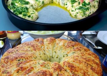 Selbstgebackenes Knoblauchbrot, würzig, knusprig, süchtig machend!