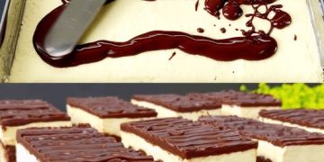 Klassische Donauwelle mit Pudding-Buttercreme
