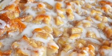 Kaffeekuchen mit Apfelkuchenfüllung