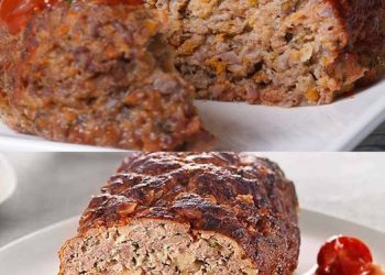 Paprika-Feta-Hackbraten