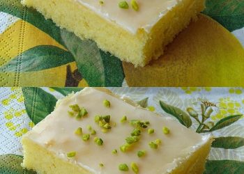 Zitronenkuchen mit Joghurt in 5 Minuten zubereitet