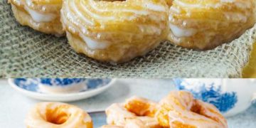 Spritzkuchen mit Vanillecreme Rezept