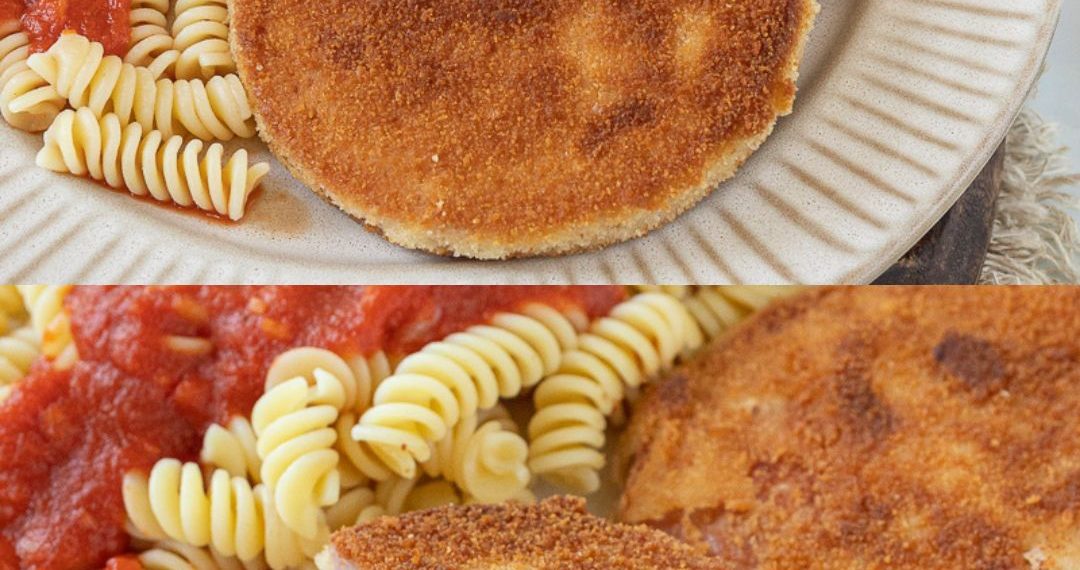DDR Makkaroni mit Tomatensoße und Jägerschnitzel