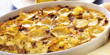 Autoflagellation-Hackfleisch-Kartoffelauflauf