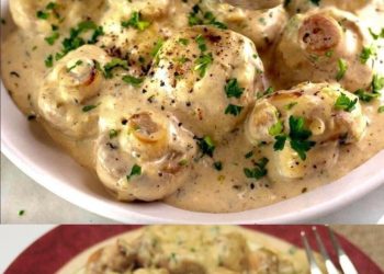 knoblauchpilze in Parmesankäse so einfach sooo LECKER