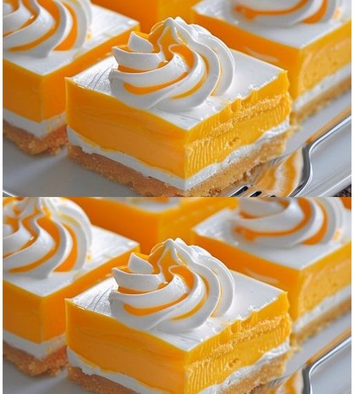 Wenn Sie Orange haben, machen Sie dieses köstliche Dessert! Kein Backen, einfach und lecker