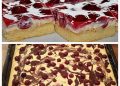 Marmorblechkuchen mit Kirschen, super lecker