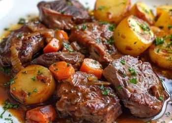 Rezept für köstlichen Rindereintopf, etwas Besonderes für diese Tage