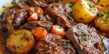 Rezept für köstlichen Rindereintopf, etwas Besonderes für diese Tage