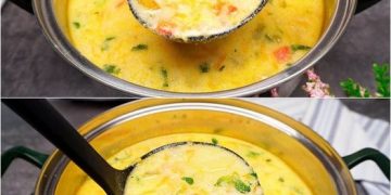 Ich koche diese Gemüsesuppe fast jeden Tag zum Essen