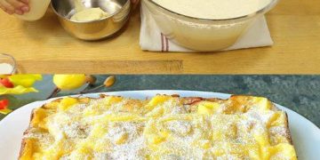 Der absolut Wahnsinn so lecker, Apfelkuchen mit Vanillepudding