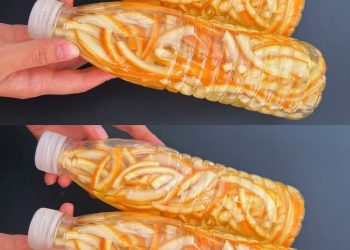 Orangenschalen, tauchen Sie sie in 1 Flasche Wasser: viel Geld gespart