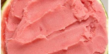 Gesundes Wassermelonen-Eis mit 3 Zutaten