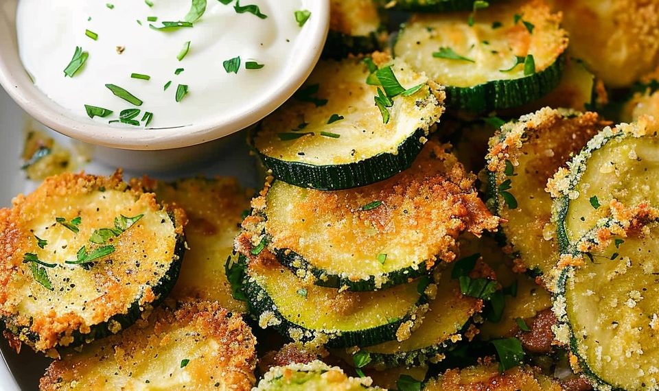 Zucchinischeiben Rezept Mit Knoblauch Und Saurer Sahne Überbacken