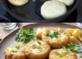 Kartoffelfrikadellen gefüllt mit Schmelzkäse, Zum reinlegen lecker