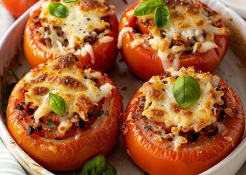 Gefüllte Tomaten: Fantastsiches Rezept Für Ein Schnelles Und Leckeres Gericht