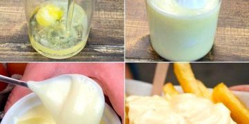 Selbstgemachte Mayonnaise in nur 2 Minuten mit einem Stabmixer